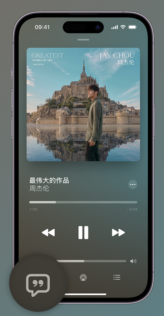 齐齐哈尔iphone维修分享如何在iPhone上使用Apple Music全新唱歌功能 