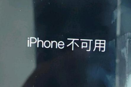 齐齐哈尔苹果服务网点分享锁屏界面显示“iPhone 不可用”如何解决 